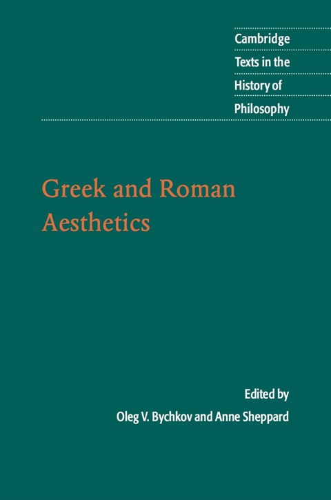 Cover image for book Greek and Roman Aesthetics