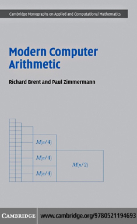 Cover image for book Modern Computer Arithmetic