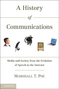 Cover image: A History of Communications 9781107004351