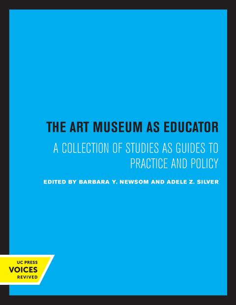 Cover image for book The Art Museum as Educator