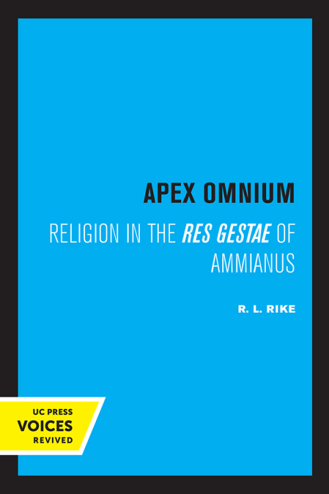 Cover image for book Apex Omnium