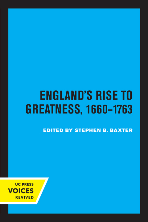 Cover image for book England's Rise to Greatness, 1660-1763