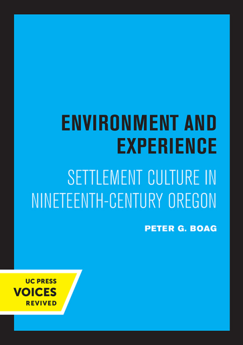 Cover image for book Environment and Experience