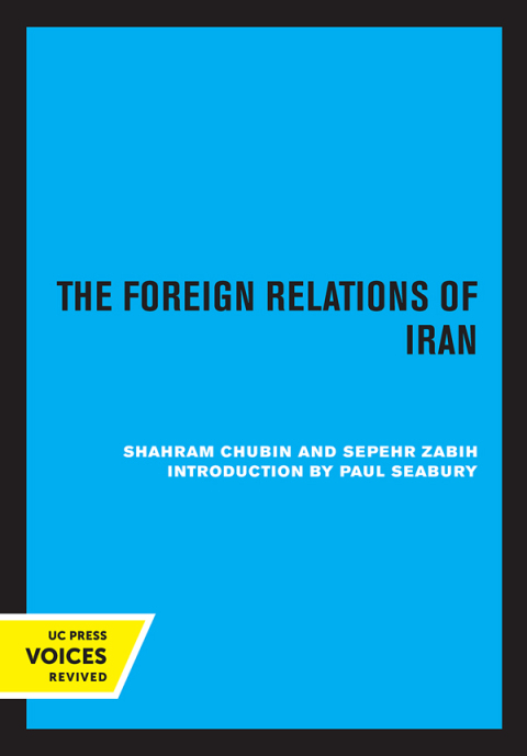 Cover image for book The Foreign Relations of Iran