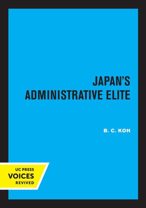 Cover image for book Japan's Administrative Elite
