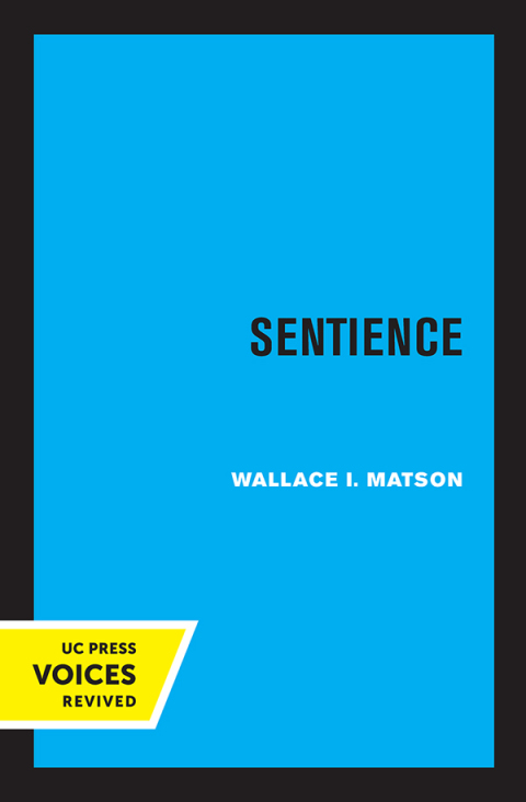 Cover image for book Sentience