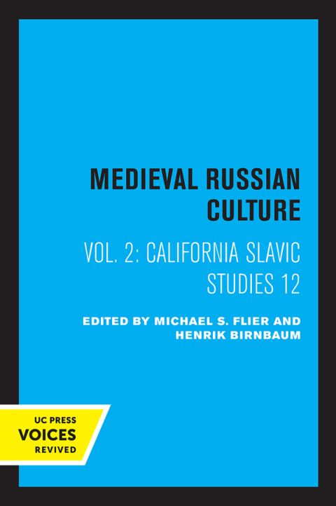 Cover image for book Medieval Russian Culture, Volume II