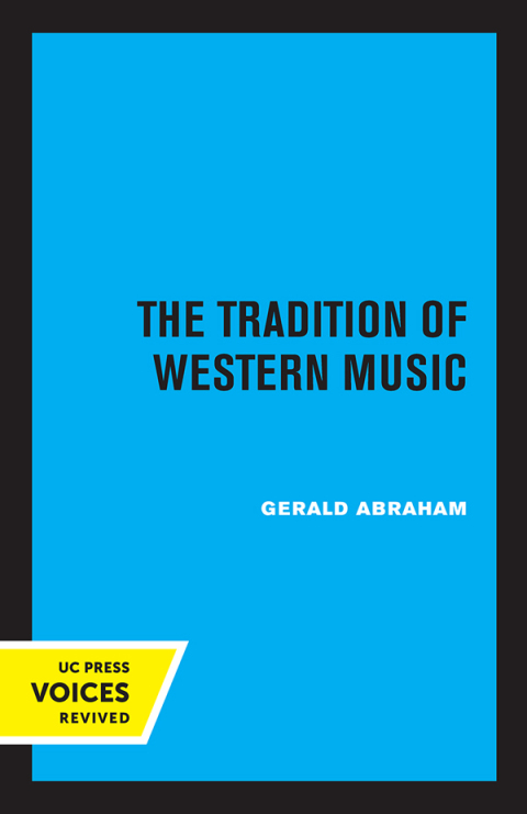 Cover image for book The Tradition of Western Music