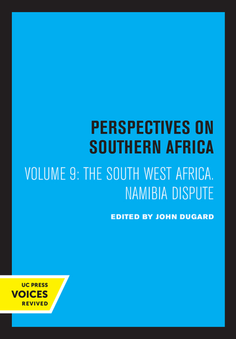 Cover image for book The South West Africa/Namibia Dispute