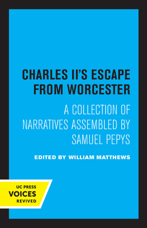 Cover image for book Charles II's Escape from Worcester