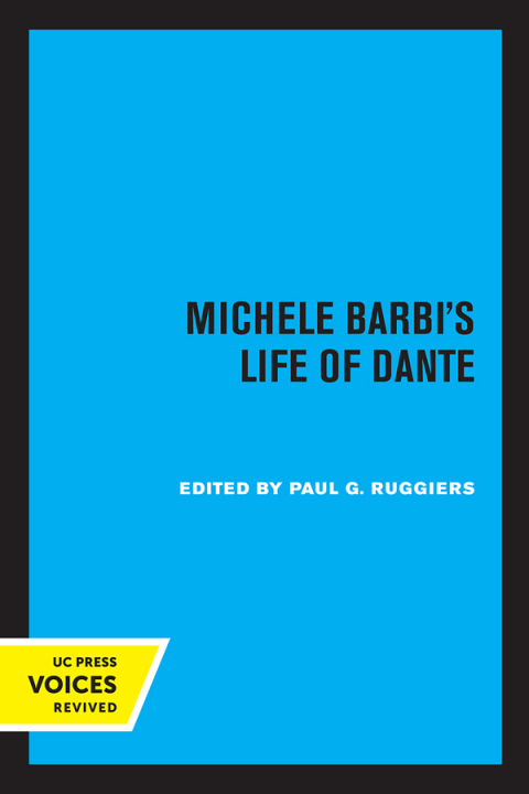 Cover image for book Michele Barbi's Life of Dante