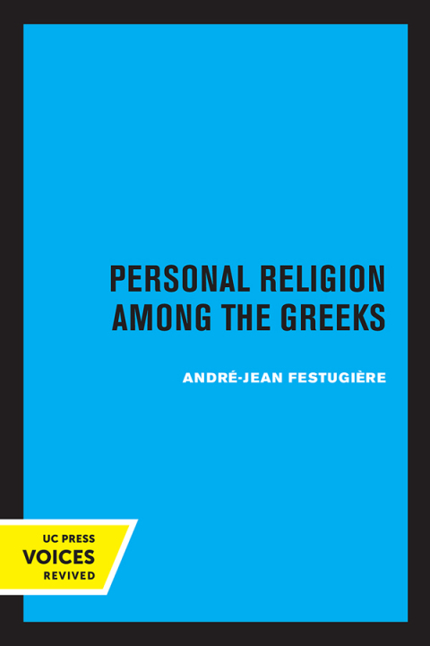 Cover image for book Personal Religion Among the Greeks