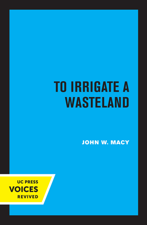 Cover image for book To Irrigate a Wasteland