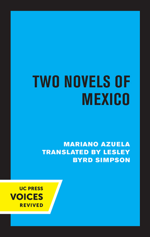 Cover image for book Two Novels of Mexico
