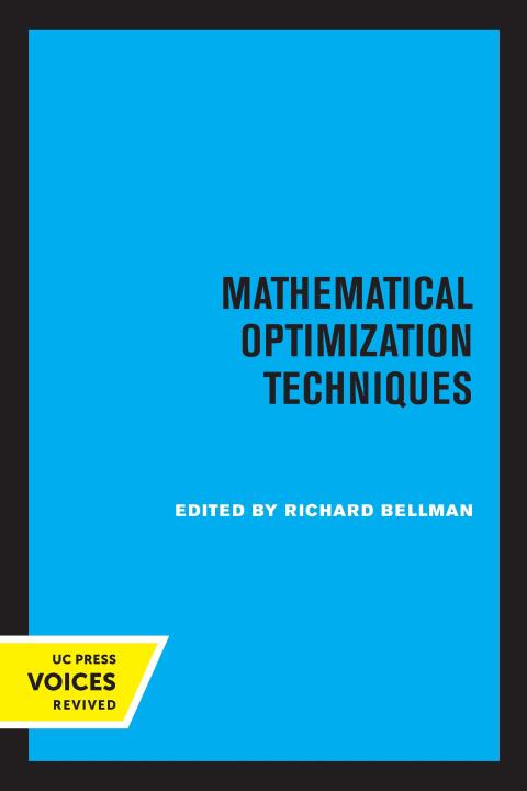 Cover image for book Mathematical Optimization Techniques