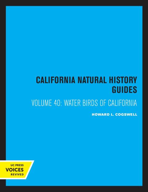 Cover image for book Water Birds of California