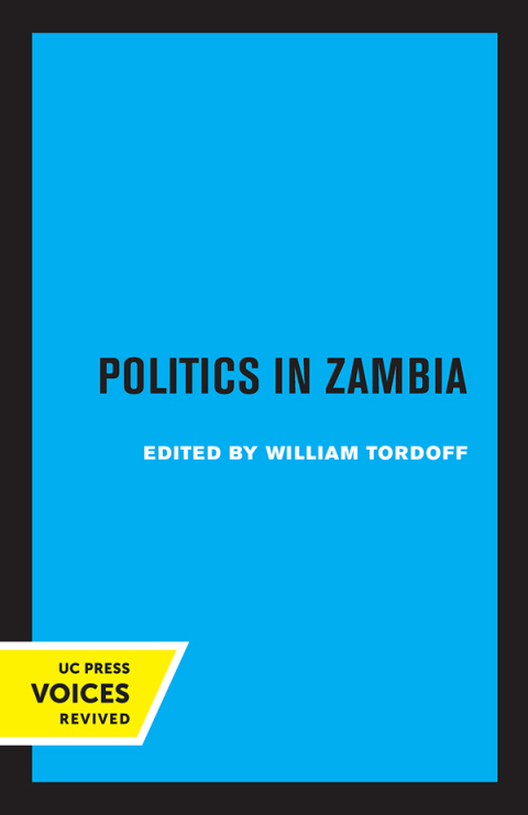 Cover image for book Politics in Zambia