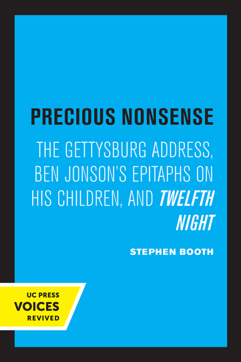 Cover image for book Precious Nonsense