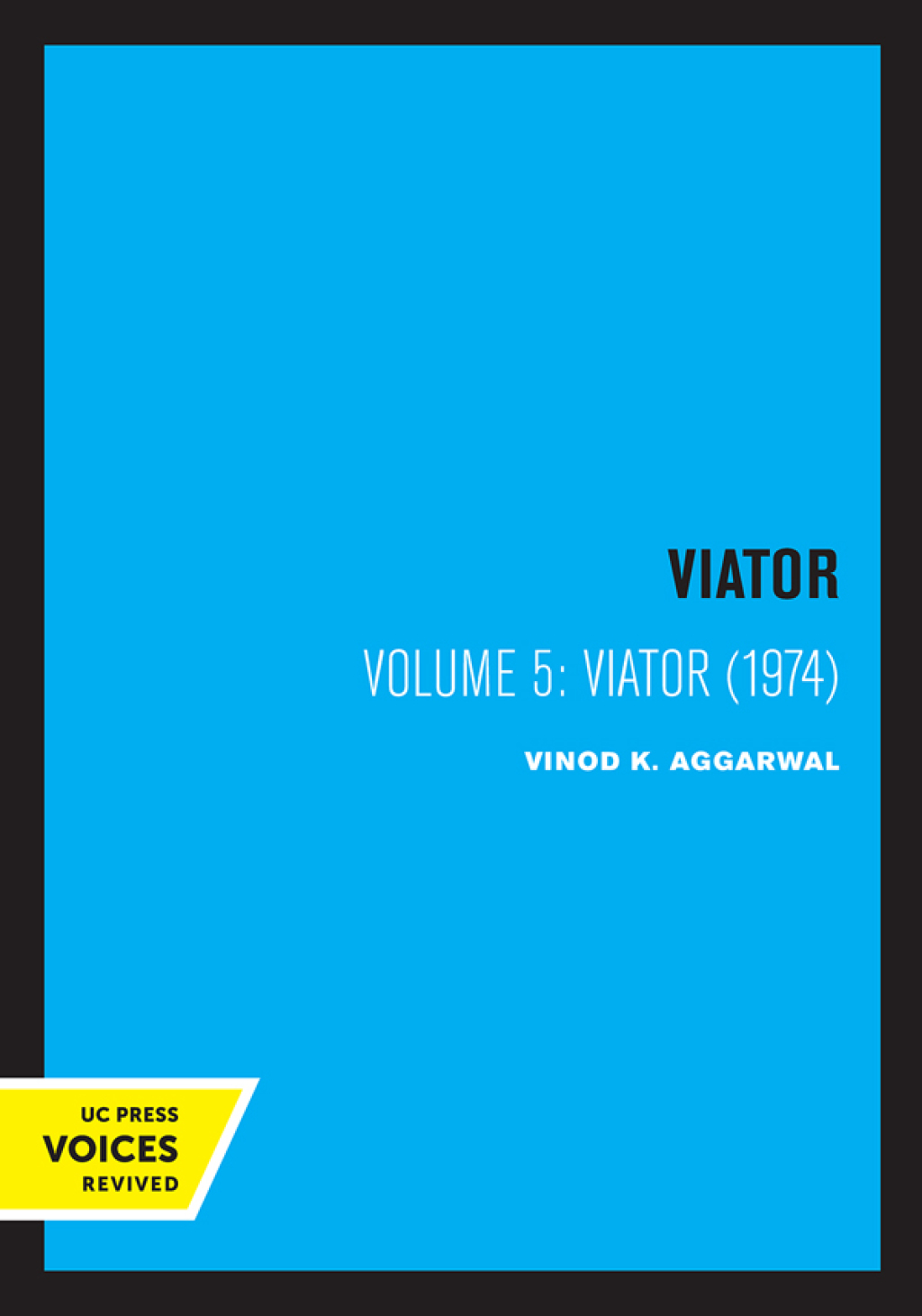 Reflowable Viator: Medieval and Renaissance Studies, Volume 5 (1974); $33.24