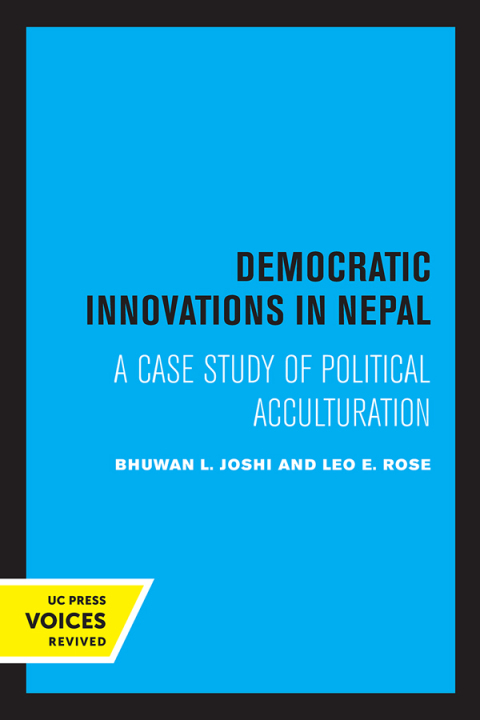 Cover image for book Democratic Innovations in Nepal
