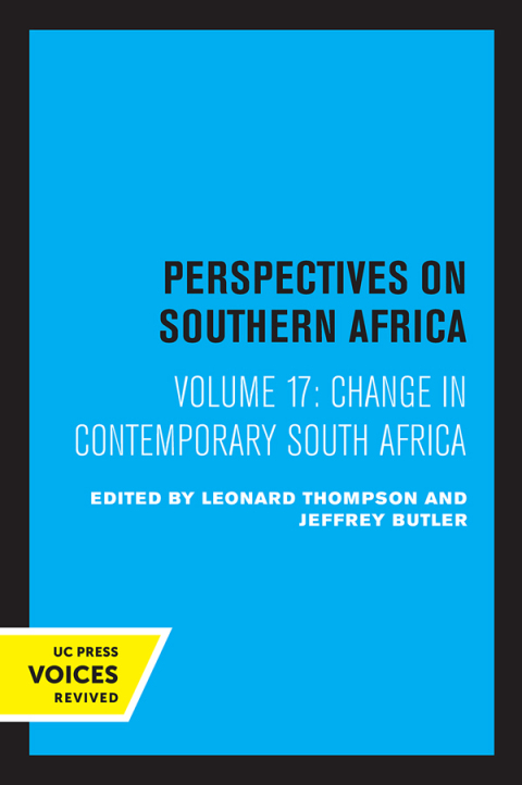 Cover image for book Change in Contemporary South Africa