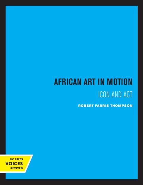 Cover image for book African Art in Motion