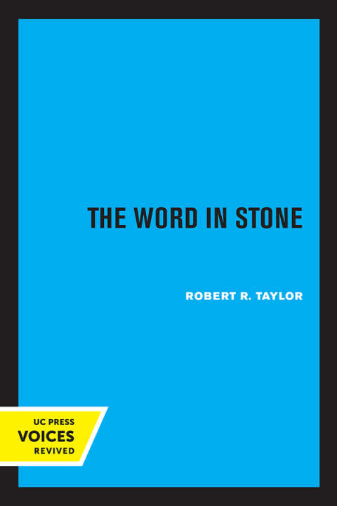 Cover image for book The Word in Stone