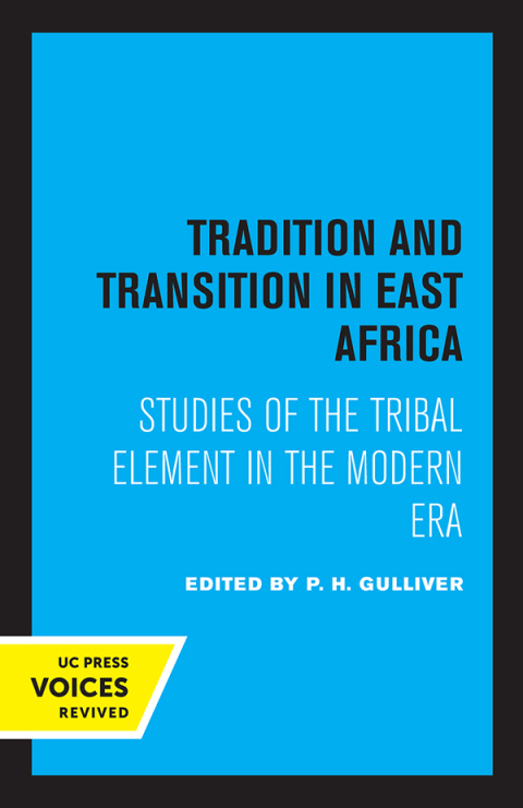 Cover image for book Tradition and Transition in East Africa