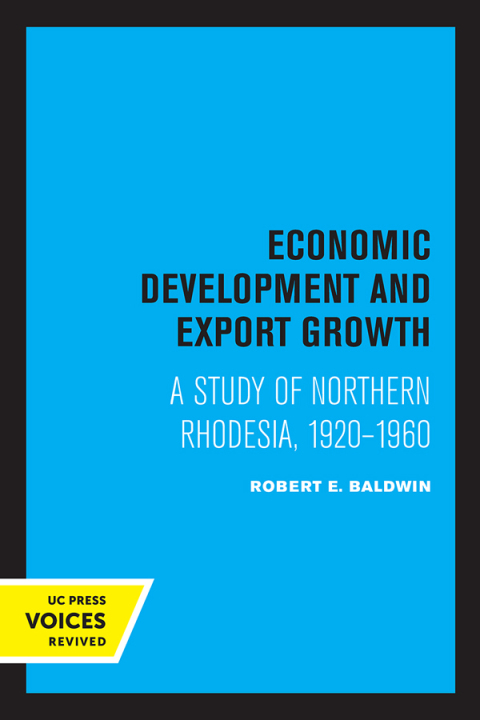 Cover image for book Economic Development and Export Growth