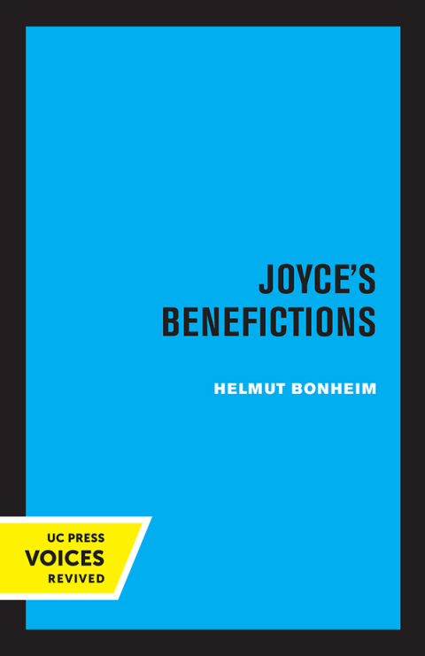 Cover image for book Joyce's Benefictions