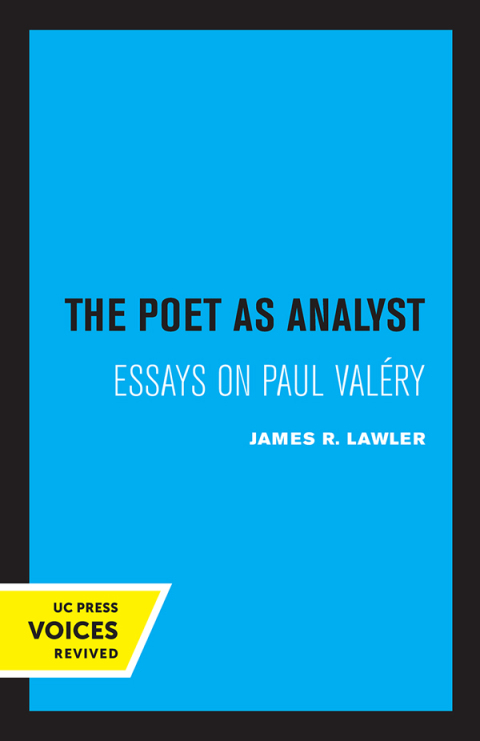 Cover image for book The Poet as Analyst