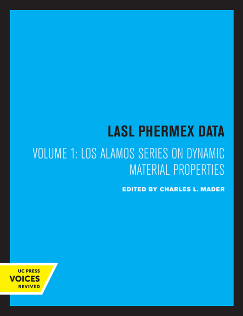 Cover image for book LASL Phermex Data, Vol. I