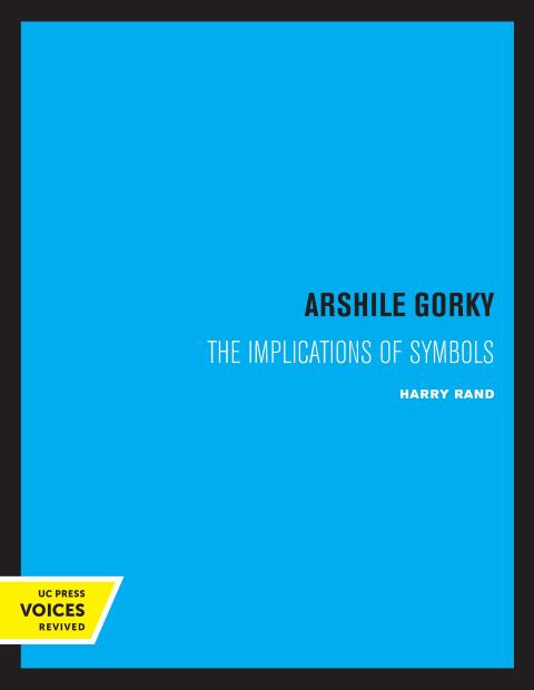 Cover image for book Arshile Gorky