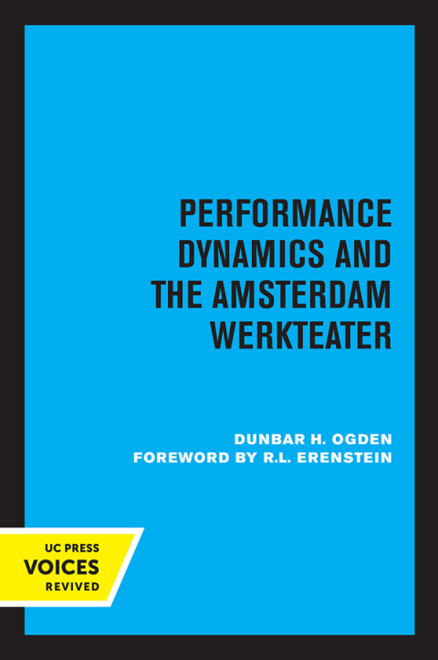 Cover image for book Performance Dynamics and the Amsterdam Werkteater