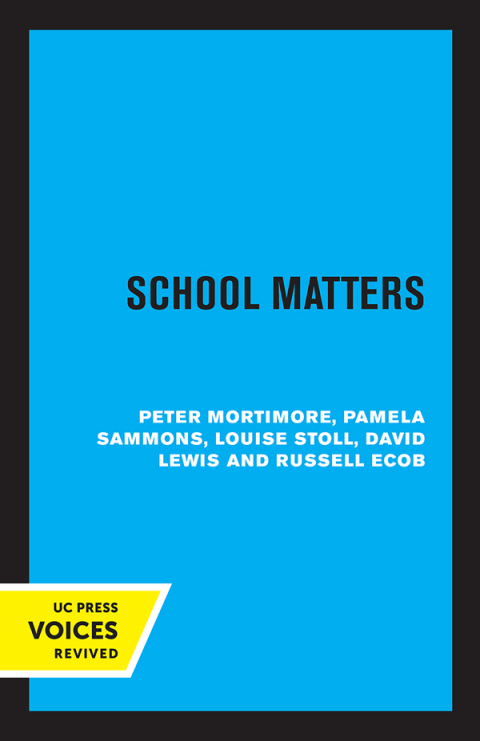 Cover image for book School Matters