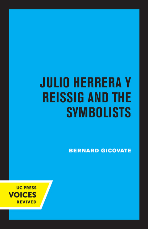 Cover image for book Julio Herrera y Reissig and the Symbolists