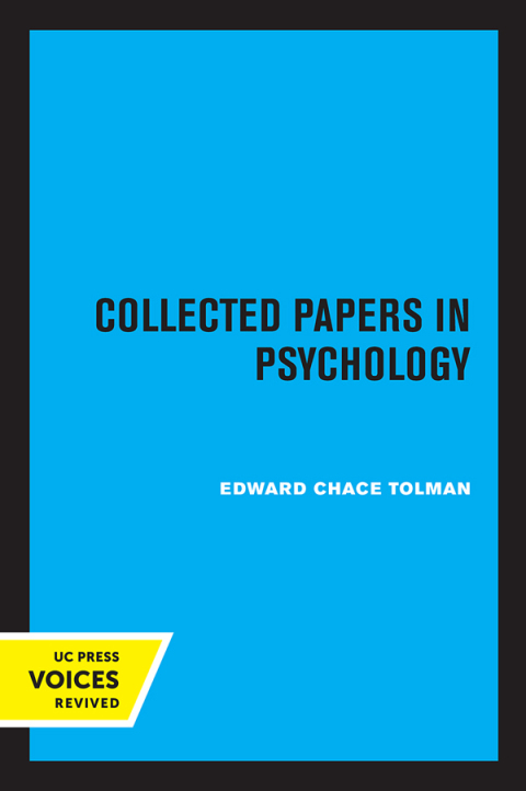 Cover image for book Collected Papers in Psychology