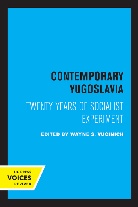 Cover image for book Contemporary Yugoslavia