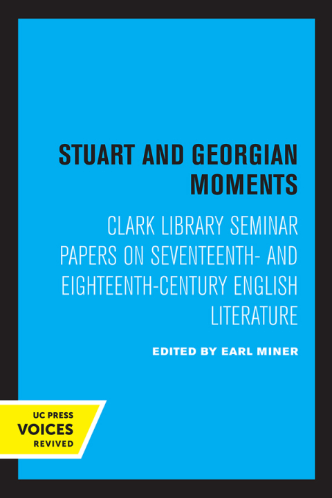 Cover image for book Stuart and Georgian Moments
