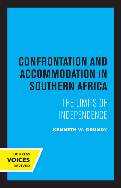 Cover image for book Confrontation and Accommodation in Southern Africa