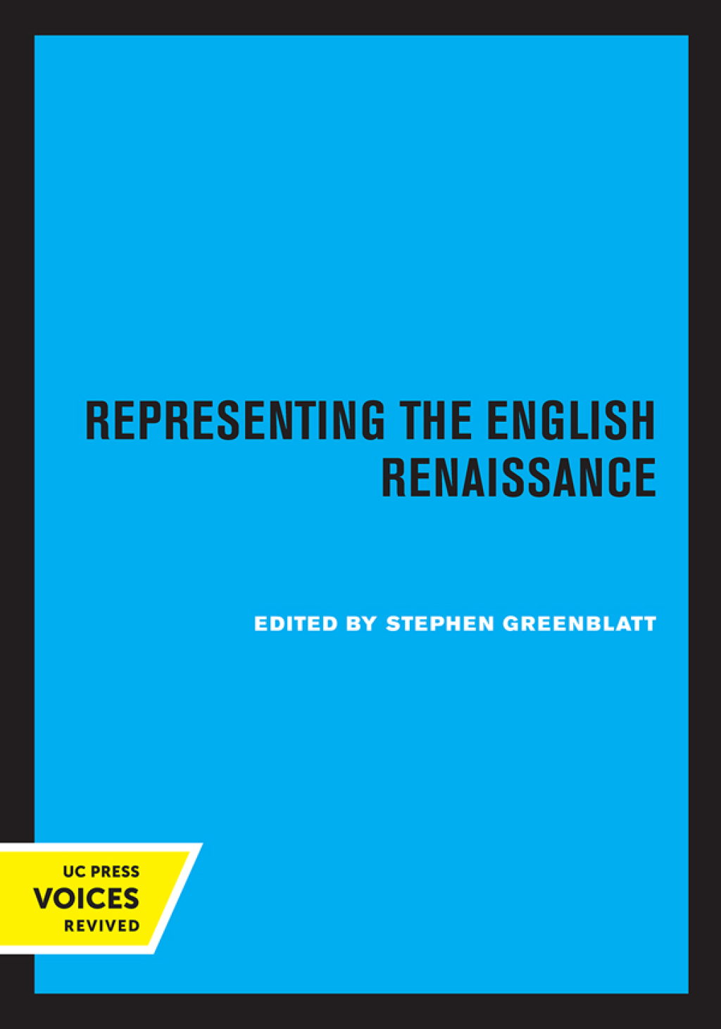 Reflowable Representing the English Renaissance; $33.24
