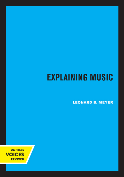 Cover image for book Explaining Music