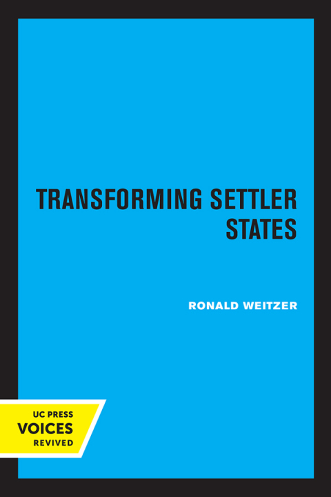 Cover image for book Transforming Settler States