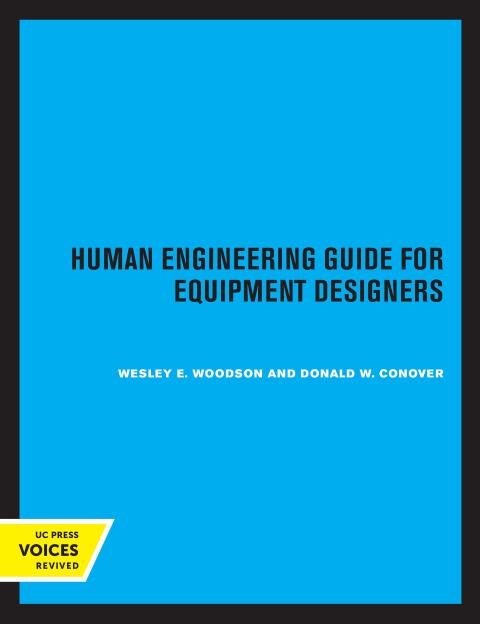 Cover image for book Human Engineering Guide for Equipment Designers