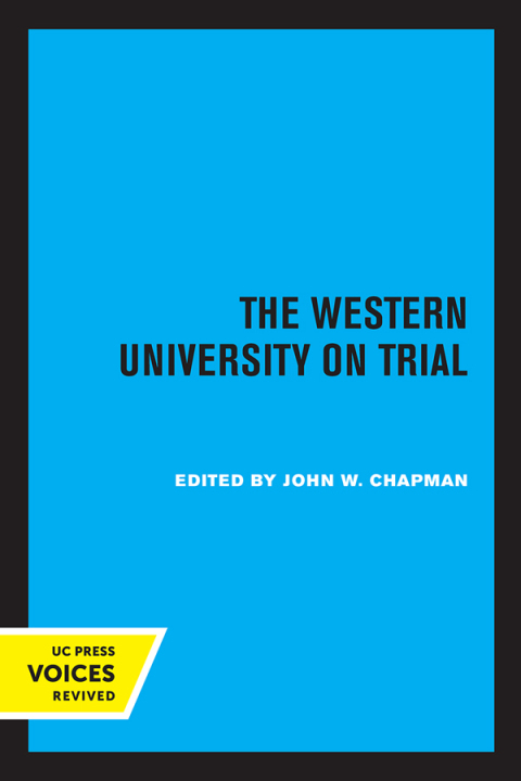 Cover image for book The Western University on Trial