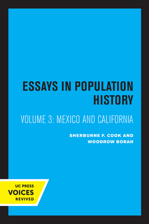 Cover image for book Essays in Population History, Volume Three