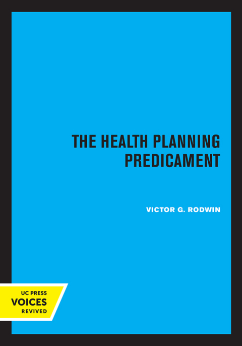 Cover image for book The Health Planning Predicament