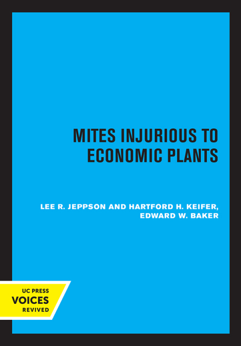 Cover image for book Mites Injurious to Economic Plants