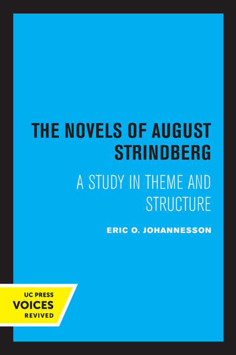 Cover image for book The Novel of August Strindberg