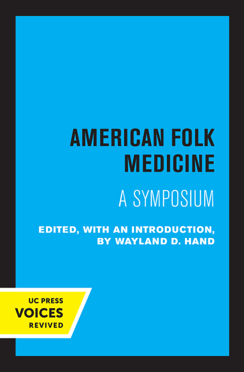 Cover image for book American Folk Medicine